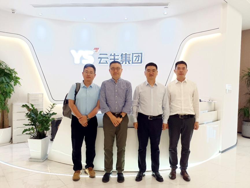 西安市高新区党工委组织人事部副部长刘明宇一行莅临太阳GG娱乐集团走访调研