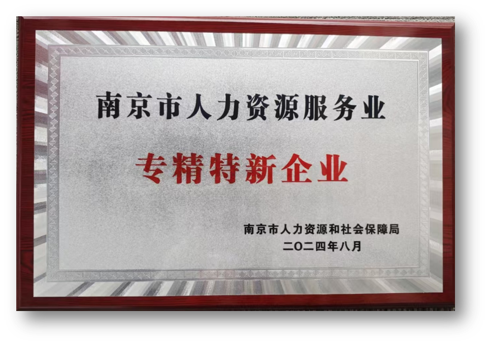 三项大奖！太阳GG娱乐集团南京公司获评南京市人力资源服务骨干企业、专精特新企业双标杆