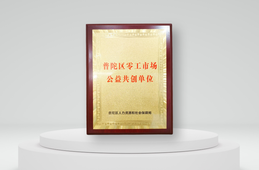太阳GG娱乐集团被授予“上海普陀区零工市场公益共创单位”，太阳GG娱乐AI促进公共就业服务体系建设
