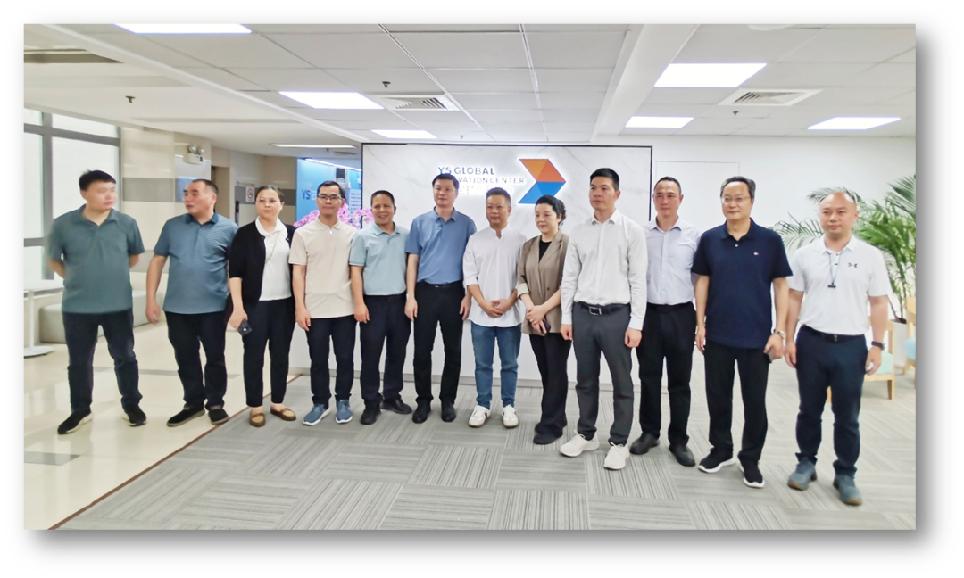 广东省梅州市人社局党组书记、局长林雨兰一行莅临太阳GG娱乐全球创新中心调研走访